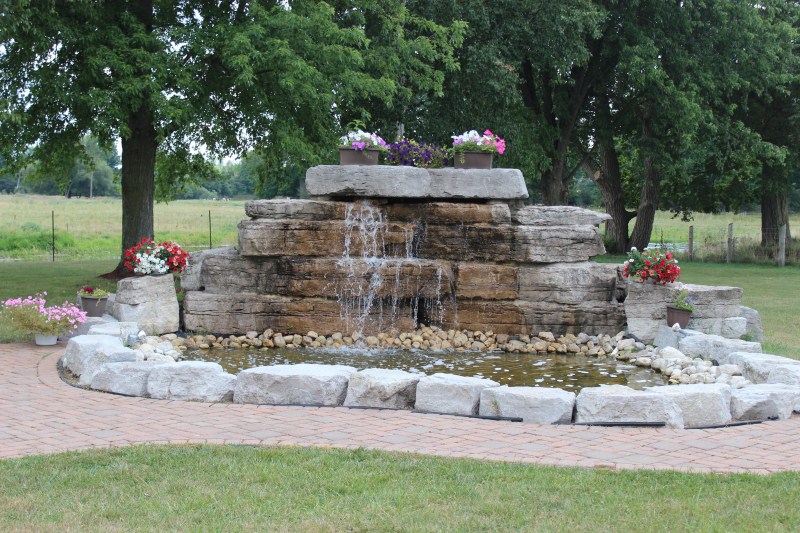 waterfall landscaping ontario